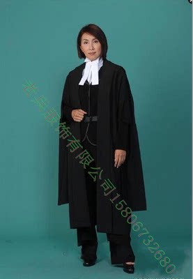 英伦大法官服港澳法官服欧洲法官服模拟法庭服饰表演服岗位体验服