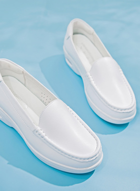 中州人气垫护士鞋秋冬季女大码白色医护鞋防滑新款软底透气不累脚