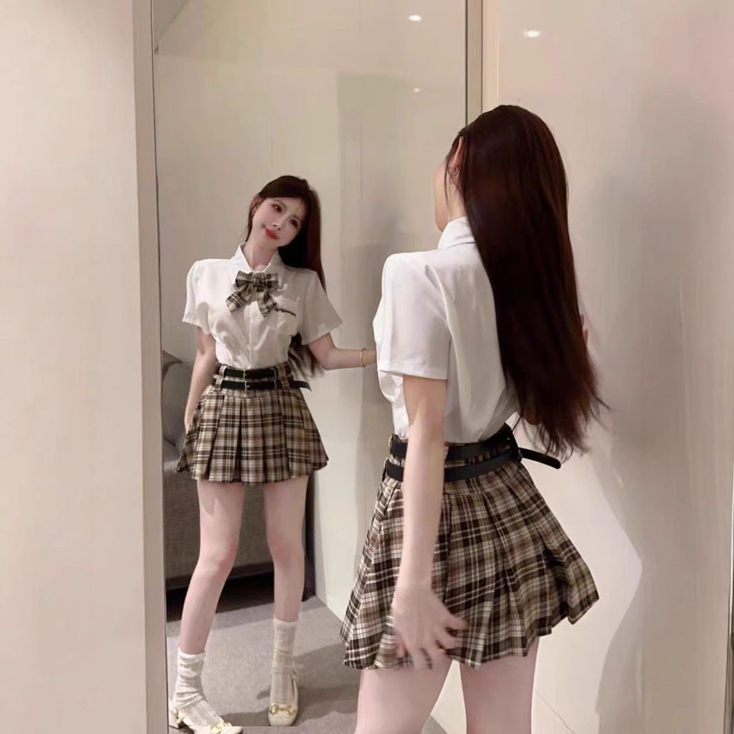 学院风jk制服女夏季设计感纯欲甜