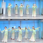 春三月舞蹈服装 入画江南表演 西楼别序演出服古典舞纱衣练功服套装