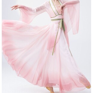 一路生花舞蹈服装神话演出服古典舞花神星月落春颂桃花诺表演服仙