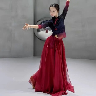 如愿舞蹈服装古典舞练功服我爱你中国演出服光亮万疆艺考演出服装