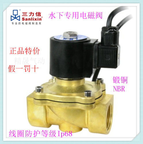 三力信不锈钢水下专用电磁阀SLDF-06 10 15B 20B 25B 32B 40B 50B