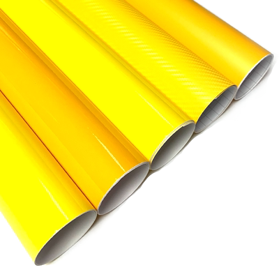 汽车改色膜黄色贴膜贴纸亚亮光电动摩托车碳纤维全车身顶中网内饰