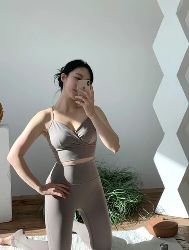 韩国routine瑜伽背心