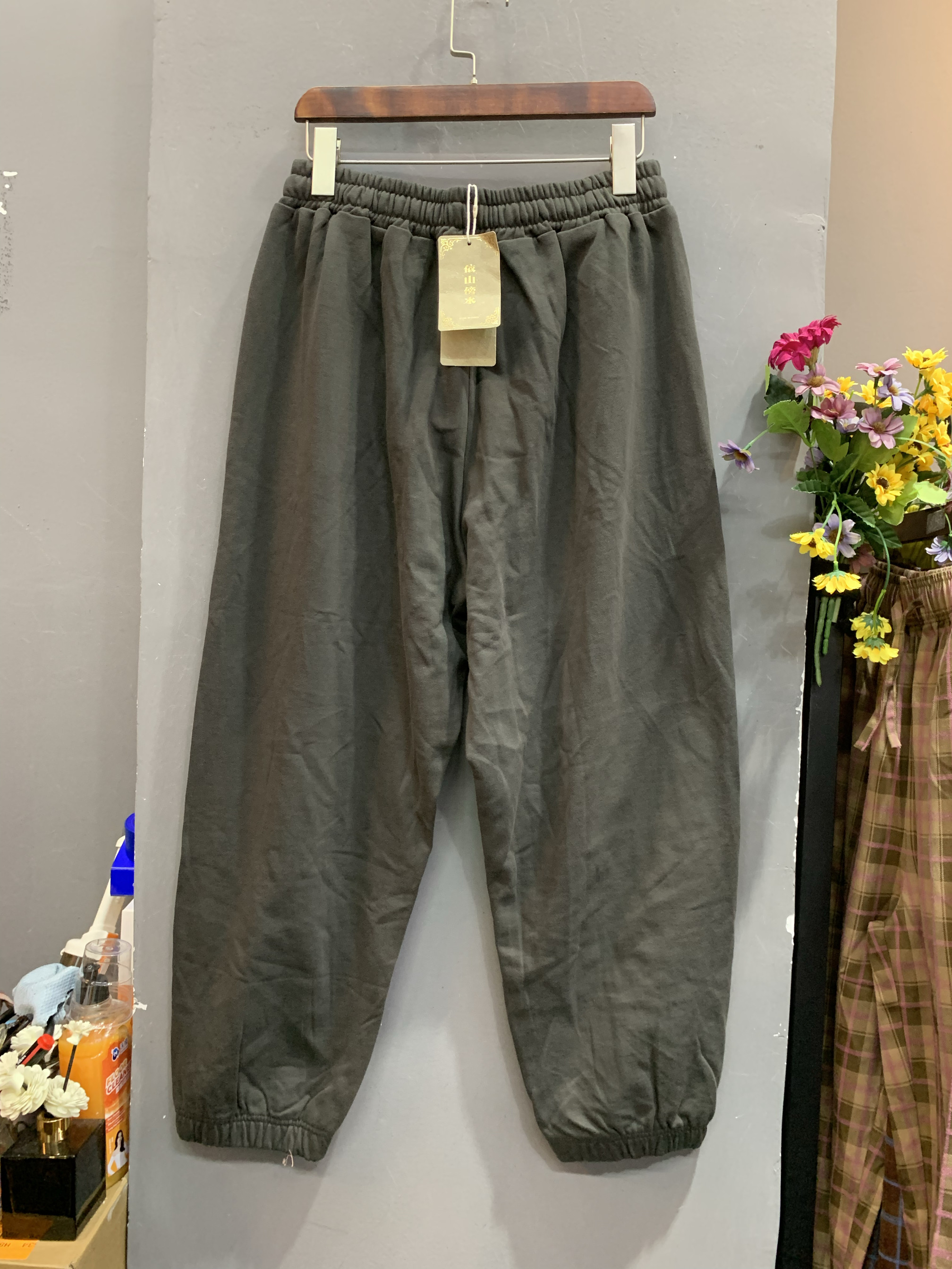 26秋冬新款宽松百搭休闲裤卫裤女小个子垮裤小众潮大码女装运动裤