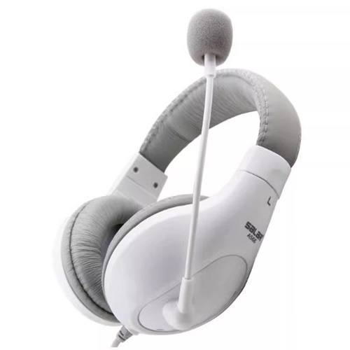 Salar/声籁A566E有线头戴式耳机耳麦电脑笔记本台式单3.5接口通用