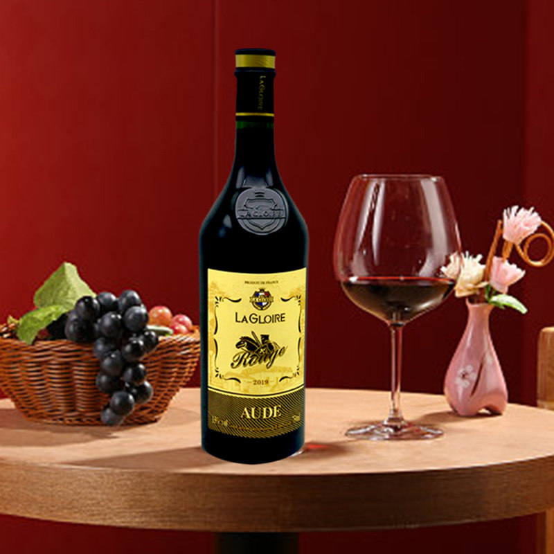 厦门古龙拿戈卢奥德干红法国原瓶进口100%葡萄汁酿造干型红酒