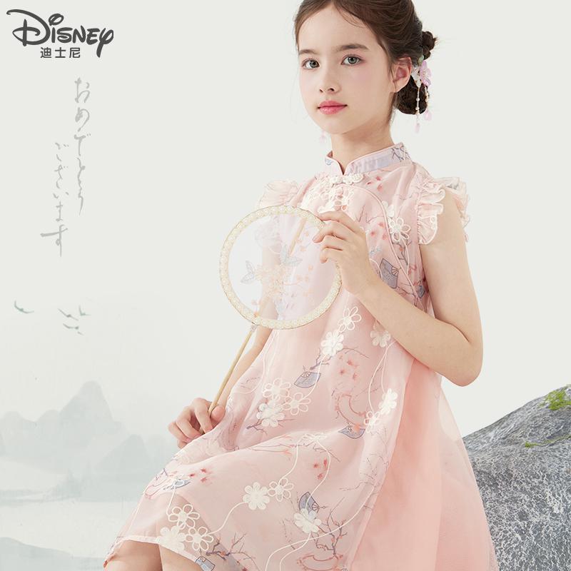 女童连衣裙国风旗袍裙儿童裙子2025夏季新款薄款新中式汉服裙夏装
