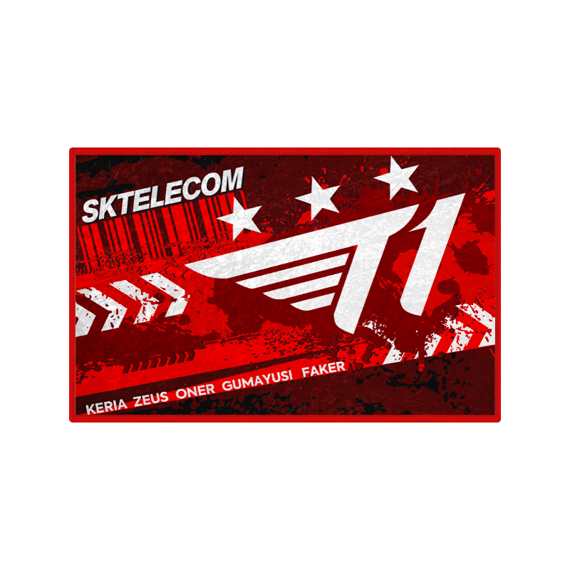 T1战队faker应援2023总决赛地垫