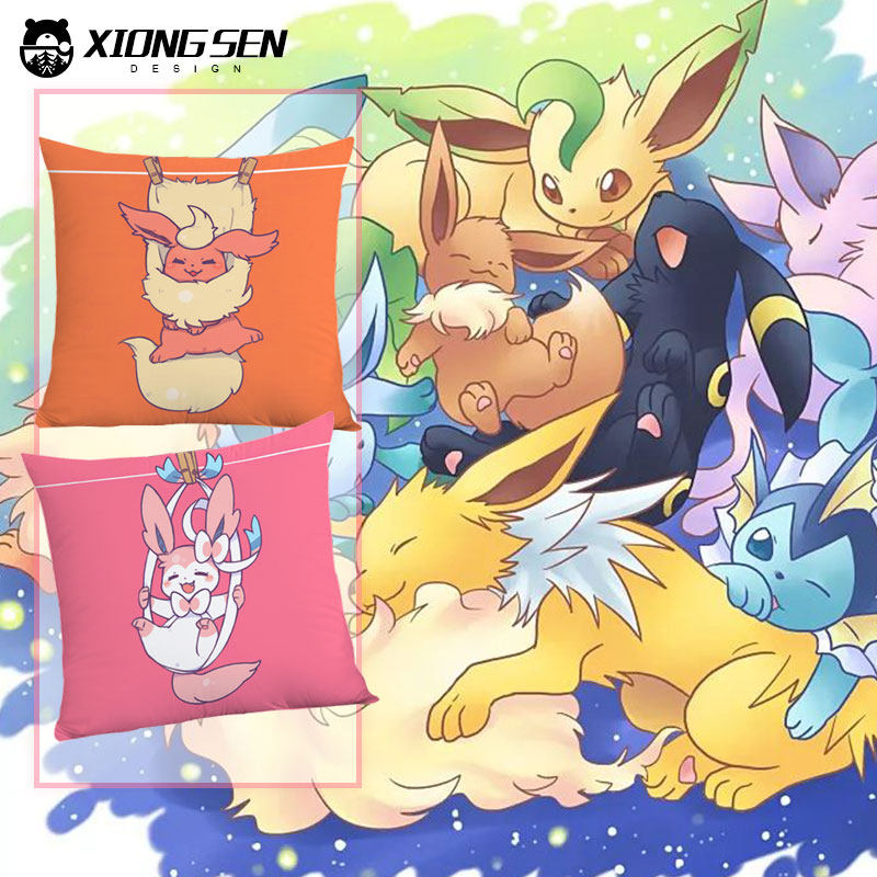 口袋妖怪小精灵伊布抱枕