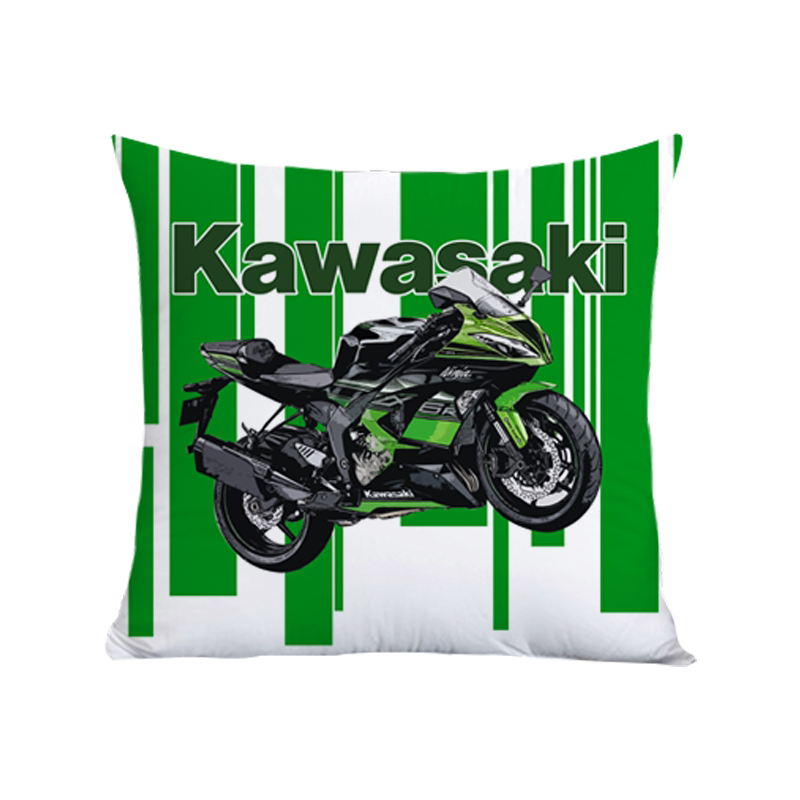 川崎重机车kawasaki摩托车抱枕