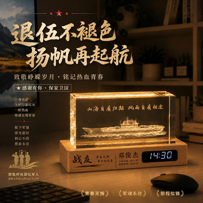 退伍军人纪念品送战友班长老兵