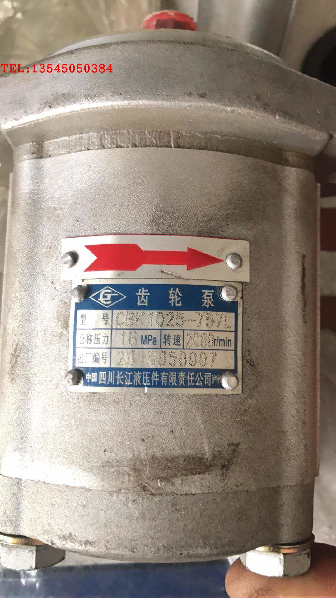 议价四川长江液压齿轮油泵cbxf3032-1l齿轮泵 吊车专用液压泵 高