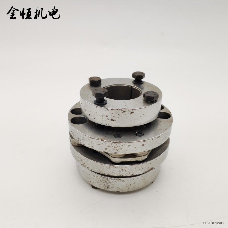 不锈钢双膜片胀紧套式联轴器总长70mm孔直径32-40mm高强度大扭矩