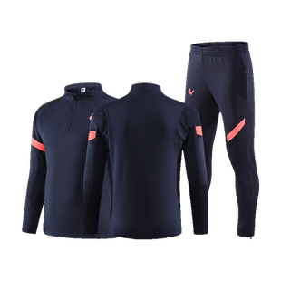 热刺麦迪逊足球训练服套装儿童定制球衣秋冬保暖长袖出场队服男女