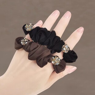 发圈头绳女2026新款高端小肠发圈不勒发无扎痕皮筋高弹力耐用发饰