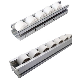 4033钣金流利条6016/6030铝合金流利条接头 三代精益管滑滚轮滑轨