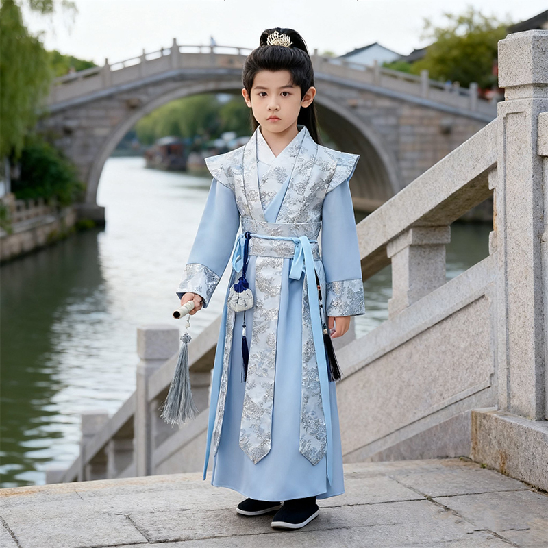 男童汉服新中式2025新款