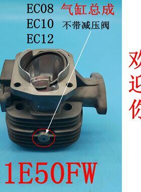 华盛1E50FW汽缸组适用于罗宾汽油机EC10 EC12 EC08气缸 活塞 环