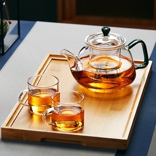 玻璃茶壶耐高温煮茶器电陶炉烧水壶家用过滤泡茶器花茶壶茶具套装