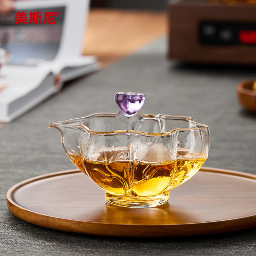 美斯尼玻璃公道杯创意透明分茶器