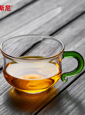 品茗杯个人杯主人杯泡茶功夫茶具小茶杯单杯小杯子加厚玻璃小品杯