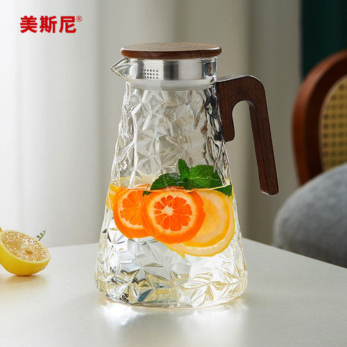 美斯尼玻璃冷水壶高硼硅泡茶壶