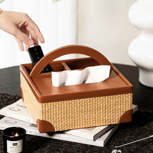 漂亮的抽纸盒特别好看的2026新款客厅多功能轻奢高级感创意收纳盒