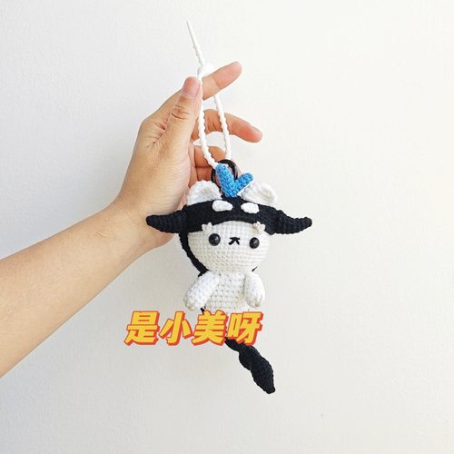 他泰明星周边呆妞polcasan一代二代三代钩织玩偶挂件材料包成品