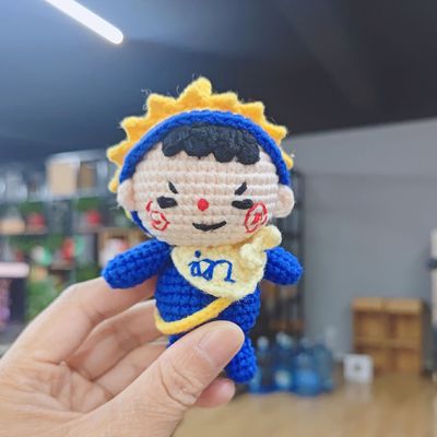 GMM泰星周边同款jummo娃娃手工毛线钩织玩偶材料包成品送朋友