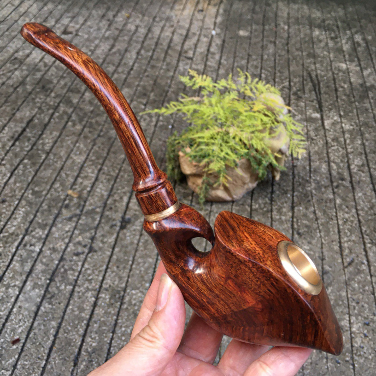 正宗海南黄花梨旱烟高档红木过滤烟斗烟嘴烟杆烟具男式老式实木