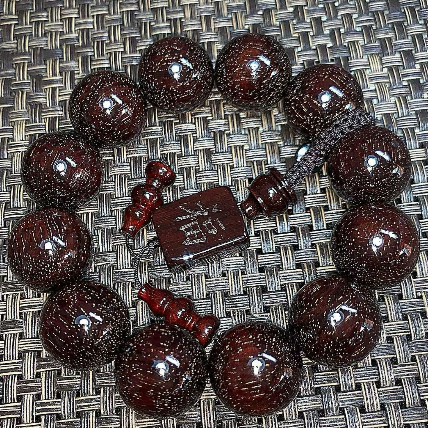 印度小叶紫檀手串2.0高端收藏级男佛珠108颗爆满金星手链老料真品