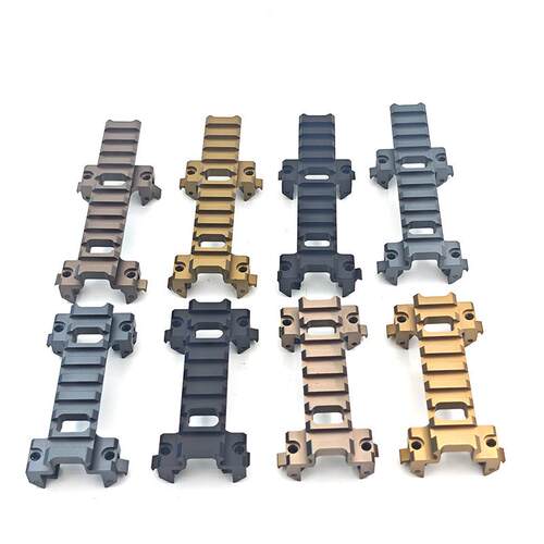 激趣 HQ mp5金属导轨20mm司马锦明MP5支架导轨CNC铝合金导轨