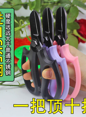德奥硬钢花艺剪插花修花剪刀修枝剪家用玫瑰剪鲜花剪刀花艺师剪刀