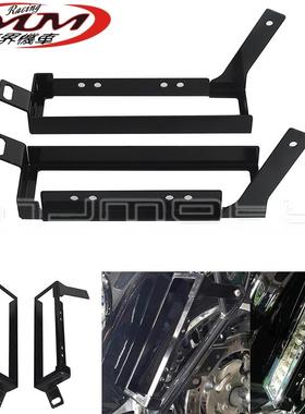 适用于哈雷伊莱克特滑翔超级经典FLHTCUSE 8公路赛黑色缝隙灯支架