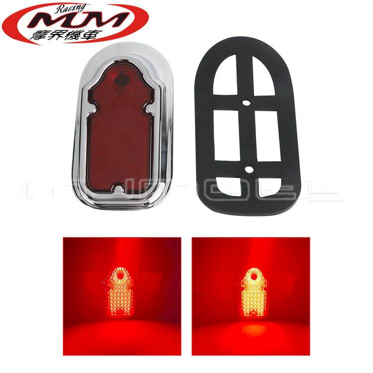 摩托车咖啡赛车直升机改装件通用川崎雅马哈杜卡迪LED尾灯 刹车灯