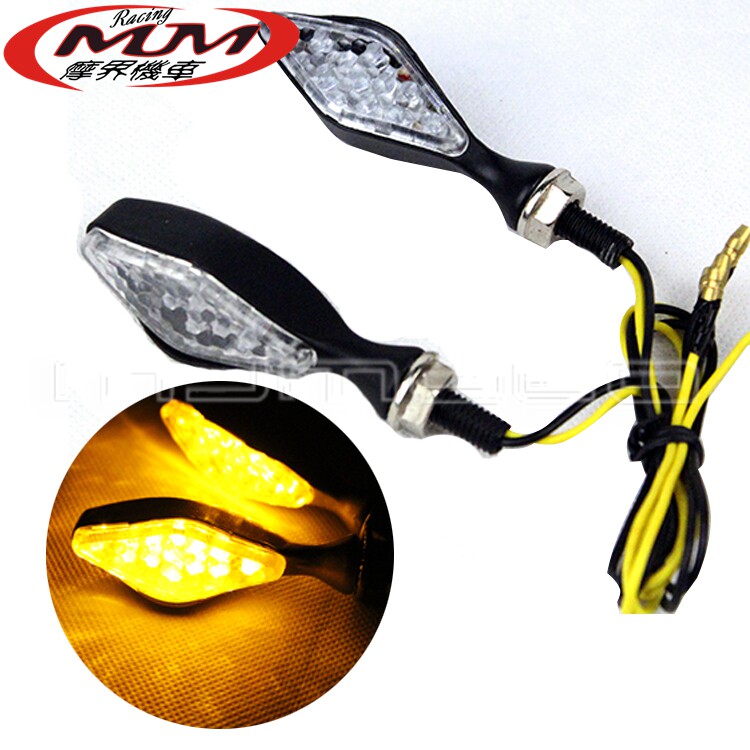 街道越野摩托车沙滩车改装件通用川崎雅马哈铃木LED转向灯信号灯