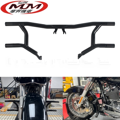 摩托车改装配件适用于哈雷戴维森公路街道伊莱克特滑翔路王防撞杆