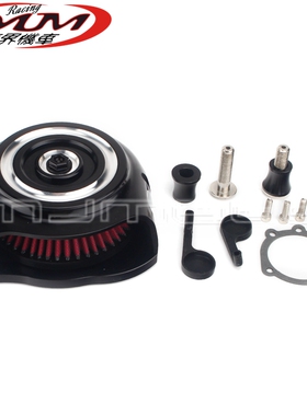 适用于哈雷Touring路王StreetGlide摩托车改装件铝制空气滤清空滤