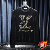 秋冬装新款金丝绒加绒加厚卫衣7303P115，男装卫衣，电商D302