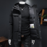 冬装男士连帽羽绒服90绒W053P380，男装羽绒服，电商D302