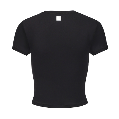 HGE睡格好觉圆领纯色瑜伽短袖