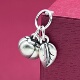 银饰挂坠配件好柿发生吊坠足银999纯银3D古法配件DIY编绳手链手串