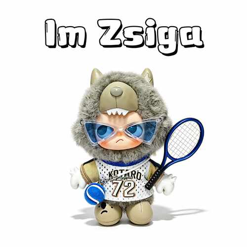 RMAX娃衣I'm Zsiga嘎子姐网球套装害羞无畏直率真诚不羁搪胶盲盒