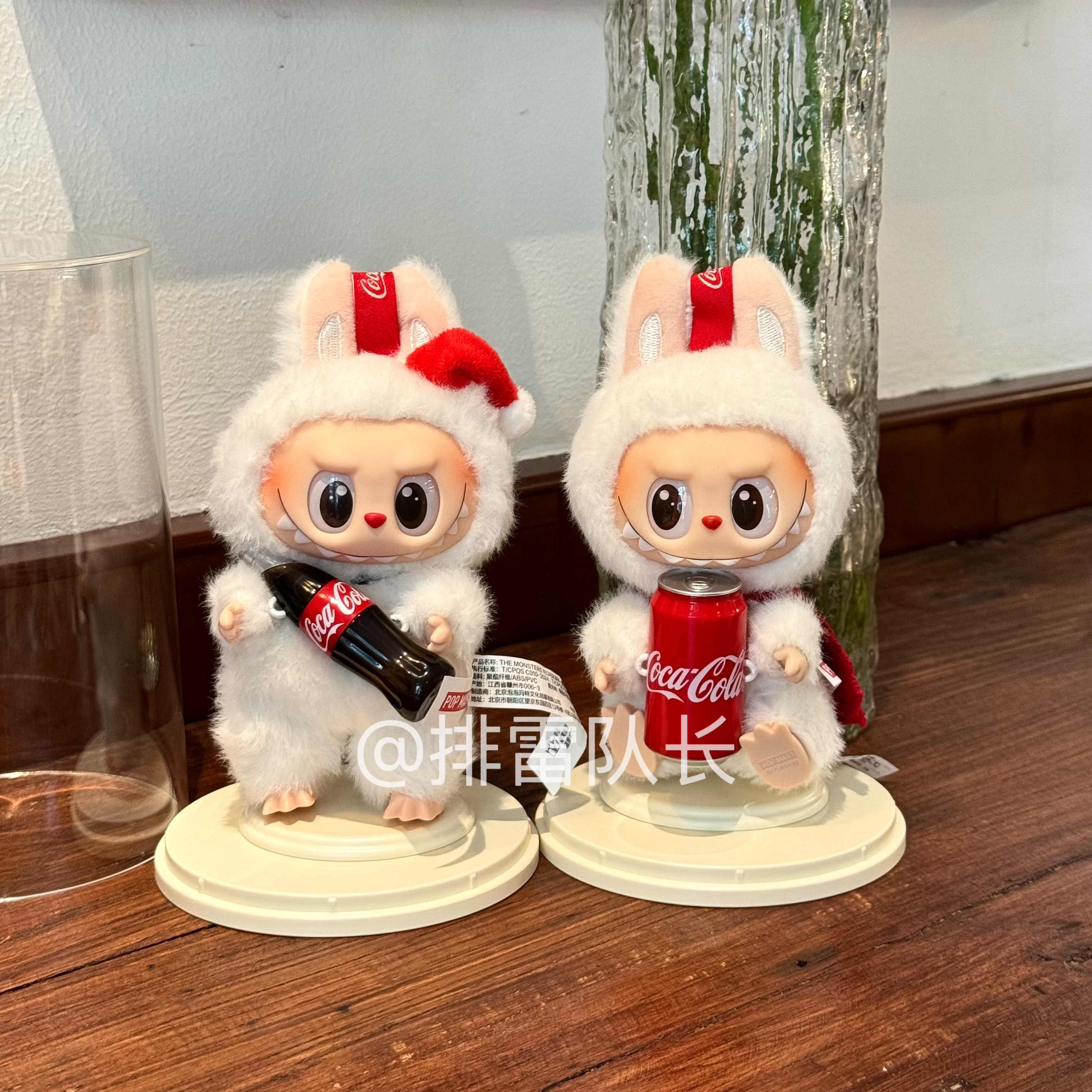 labubu站立支架三代通用搪胶盲盒手办收纳毛绒玩偶透明防尘展示盒