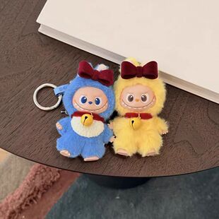 RMAX迷你labubu4.0心底密码娃衣铃叮当猫多啦A梦拉布布四代衣服萌