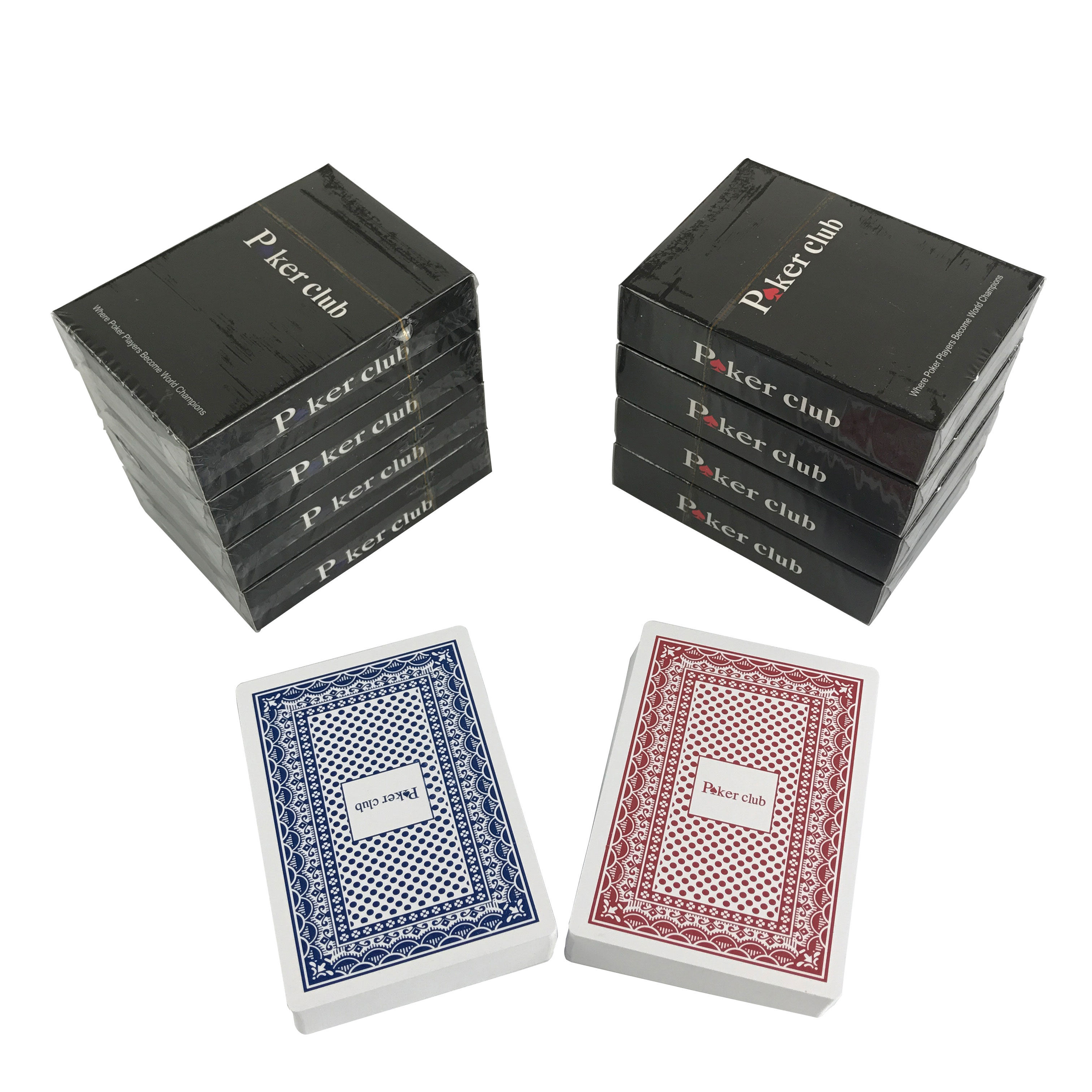 原厂正版poker club塑料宽牌大字德州扑克牌百家乐定制定做扑克牌