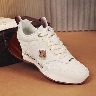 MEIDOSHAFANSI/美杜沙梵斯新款轻奢皮面时尚男女运动休闲鞋DF-003