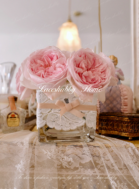 LACESHABBY欧式玻璃桌面花瓶花器